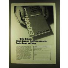 1980 U.S. Department of Commerce Ad - Best Sellers