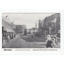 High Street Lewisham Local History Centre Reproduction Postcard London