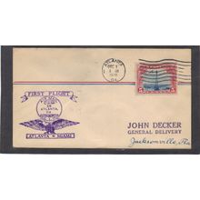 1st Flight C11 5c Beacon (Unkn Cachet-Stamped/A) CV00884