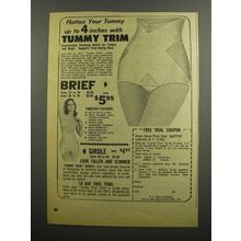 1972 Honor House Brief and Girdle Ad - Flatten your tummy up to 4 inches