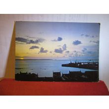 SUNRISE, St. PETER PORT, GUERNSEY. used postcard 1979 postmark #