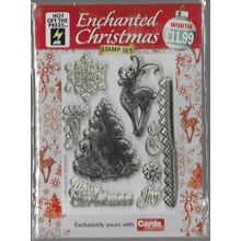 Hot Off The Press. Friends Enchanted Christmas Stamp Set. Stamping Cardmaking