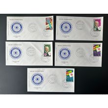 Togo 1972 Mi. 940 - 944 FDC 1er Jour Cover Rotary Club International Paul Harris