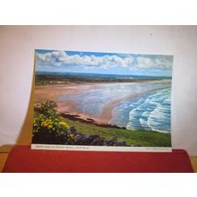 SAUNTON SANDS & BRAUNTON BURROWS, DEVON, unused postcard John Hinde dated 1984 =