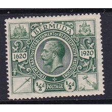 BERMUDA 1921 GV 1/2d MULTI-SCRIPT CA SIDEWAY MINT SG75