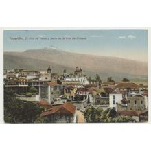 Tenerife. El Pico de Teide y Orotava early 20th C. RPPC Spain Nobrega