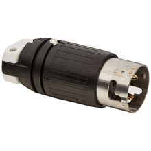 Hubbell CS8165C Locking Plug, 50 Amp, 480V, 3 Pole and 4 Wire