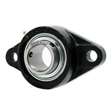 MAPLE ACE UCFL208-24 Flange Bearing 1/2" Bore, Oval 2-Bolt Self-Aligning, Solid