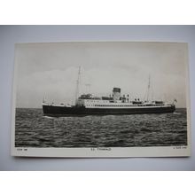 Isle of Man – S.S. Tynwald – Liverpool to IOM Steamer, Ferry. (Tuck – 1950s)