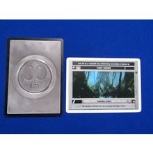 Star Wars 1997 Dagobah Decipher CCG W/B Card Dagobah: Jungle LS