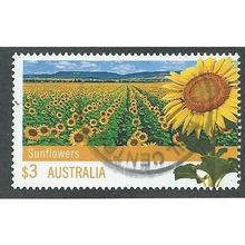 AUS 2012 $3.00 'FARMING - SUNFLOWERS' FINE USED (EBID36-807)