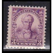 725 3c Daniel Webster Fine MNH O3609
