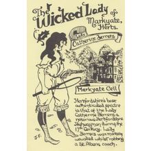 Hertfordshire Markyate Medieval Highwayman Prison Cell Limited Edition Postcard
