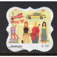 2024: FRIENDS, 30 YEARS ANNIVERSARY, USED SELF-ADHESVE MY STAMPS. 07/08