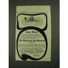 1908 H.H. Babcock Buckboard Carriage Ad - Real Merit