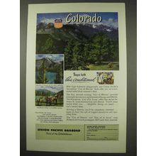 1949 Union Pacific Railroad Ad - Colorado