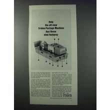 1963 Friden Postage Machine Ad - Has Nine Features