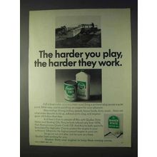 1969 Quaker State Motor Oil Ad - Harder You Play