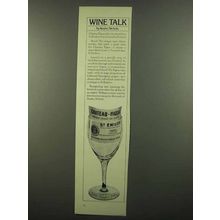1974 Austin, Nichols Chateau-Figeac Wine Ad