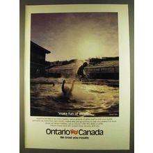 1980 Ontario Canada Ad - Make Fun of Winter