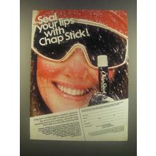 1985 Chap Stick Lip Balm Ad - Seal Your Lips