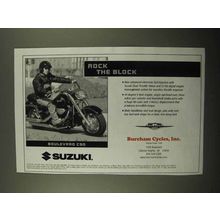 2006 Suzuki Boulevard C90 Motorcycle Ad - Rock Block