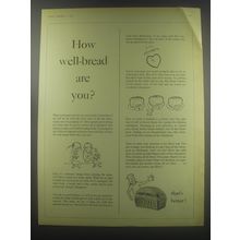 1958 Hovis Bread Ad - How well-bread are you?