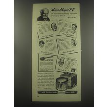 1946 Wilson's B-V Ad - Meat-magic B-V