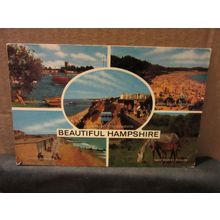 BEAUTIFUL HAMPSHIRE county. multiview used postcard by J. Salmon 1978 pm /