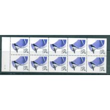 2483a Bk172 20c Blue Jay Very Fine MNH Pane/10 P# S1111 L01367