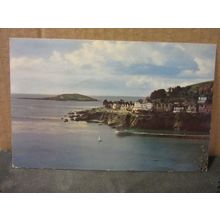 HANNAFORE POINT, LOOE, CORNWALL used vintage postcard 1965 postmark =