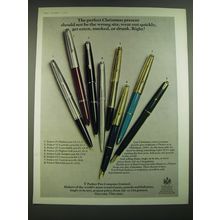1968 Parker Pens Advertisement - 45 Flighter, 51 Lustraloy, 45 Convertible