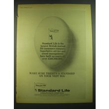 1968 Standard Life Assurance Ad - Make sure there's a standard on your nest egg