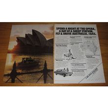 1974 Air New Zealand Ad - Spend a night at the opera, a day at a sheep station.