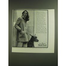1974 Harris Tweed Tar-Shire's Coat Ad - Topping everything this spring