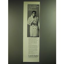 1974 Lord & Taylor London Fog Maincoat Advertisement