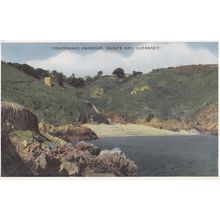 Fishermans Harbour Guernsey Postcard
