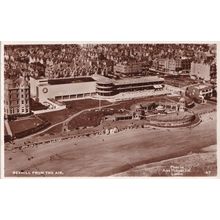 Bexhill From The Air Real Photo Sussex Aerial Postcard