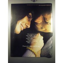 1972 De Beers Diamonds Ad - Our anniversary was months ago.