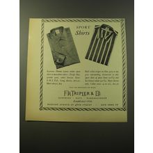 1960 F.R. Tripler & Co. Fashion Ad - Sport Shirts