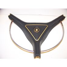 1969 CHRYSLER NEWPORT HORN RING CAP OEM BLACK