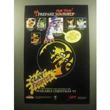 1993 Interplay ClayFighter Video Game Ad - No, prepare yourself for this!