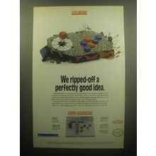 1993 Super Nintendo Super Advantage controller Ad - We ripped-off a good idea
