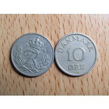 Denmark 1956 10 Ore Coin