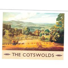 UK RAIL ADVERISING BRITISH RAILWAYS THE COTSWOLDS CARD NO PP 004