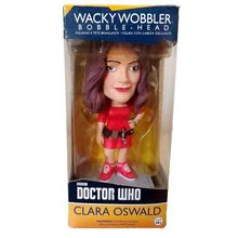 DOCTOR WHO : CLARA OSWALD : 6" WACKY WOBBLER BOBBLE-HEAD : VINYL FIGURE
