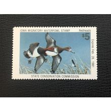 ICOLLECTZONE US Iowa 1980 #9 Duck Stamp XF NH