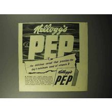 1945 Kellogg's Pep Cereal Ad - Need of Vitamin D