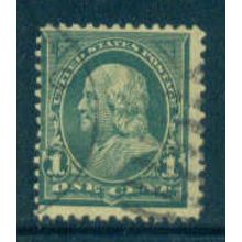 Used 279 1c Benjamin Franklin Average M04508