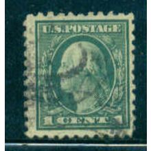 Used 424 1c George Washington Fine Plus A09149